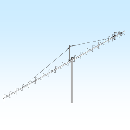 <font color='#66FF00'>466CP42圆极化八木天线, 462-470 MHZ</font>