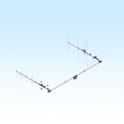 低轨卫星八木天线UHF/VHF组合套装：LEO-PACK, 436CP16/2MCP8A